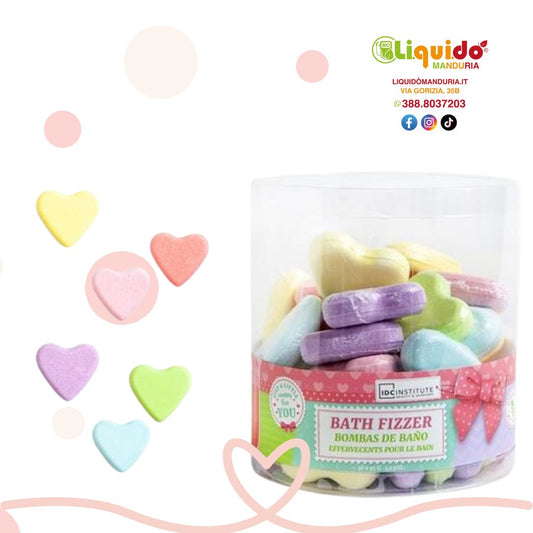 IDC - Bombe da bagno a forma di CUORE 35g