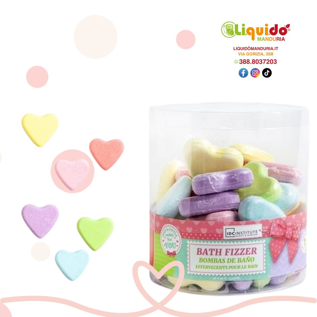 IDC - Bombe da bagno a forma di CUORE 35g