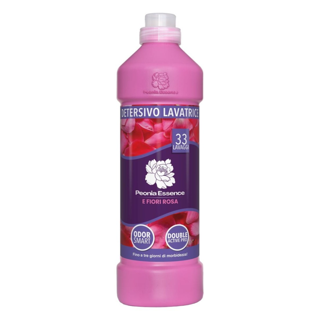Detersivo Lavatrice Peonia e fiori rosa 1000ml