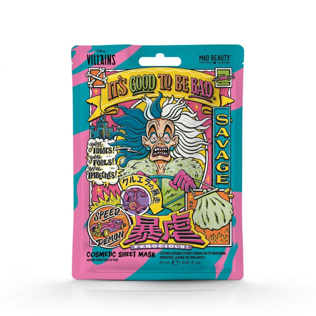 Disney Wicked Villains Maschera cosmetica in fogli TrioMaschera