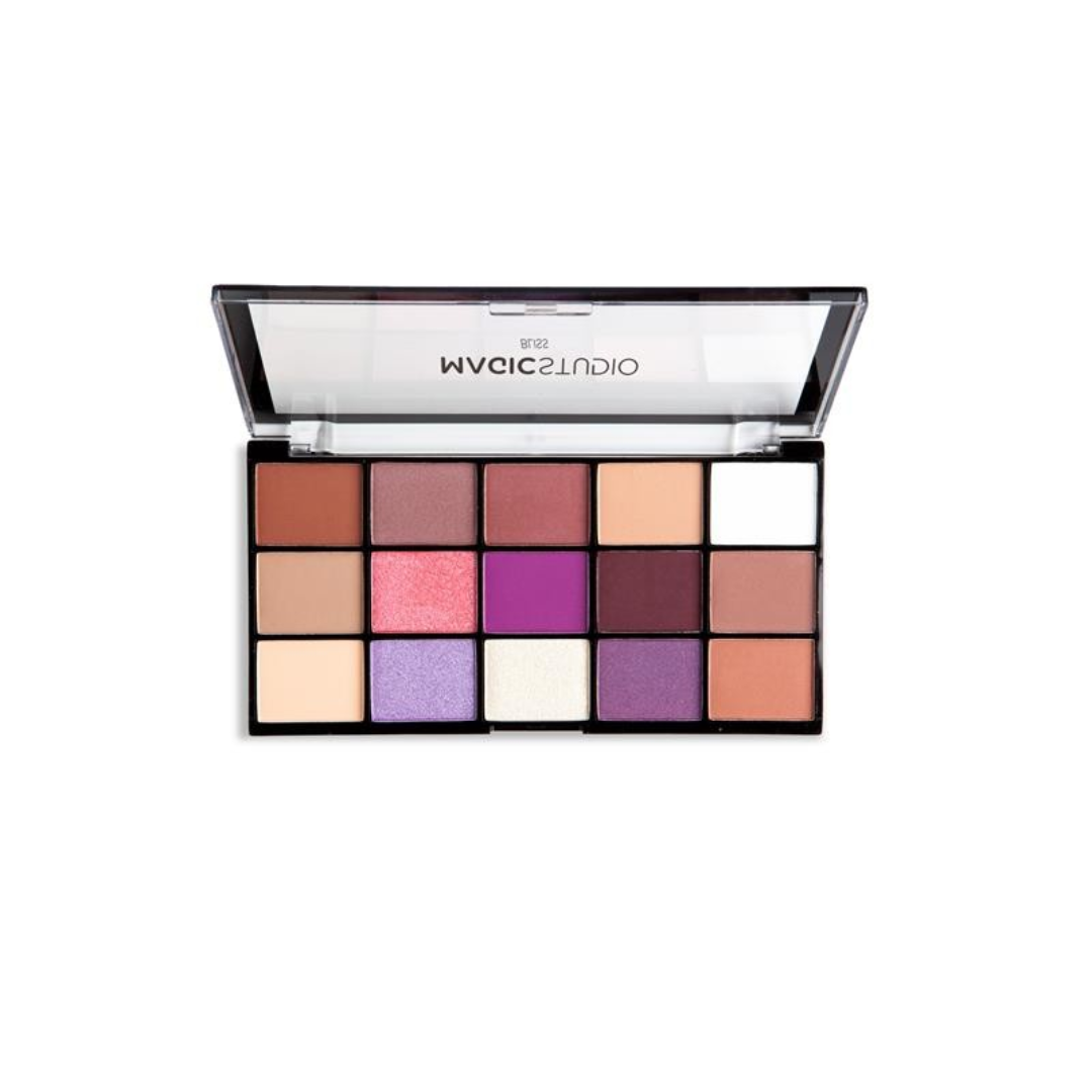 MAGIC STUDIO - Palette di ombretti assortiti da 15 colori
