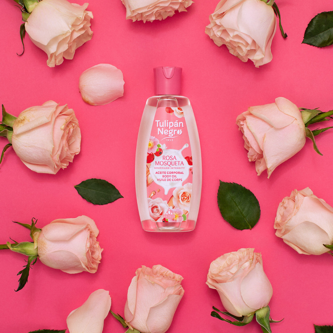 Olio Corpo Rosa Mosqueta Tulipano Nero 200 ml