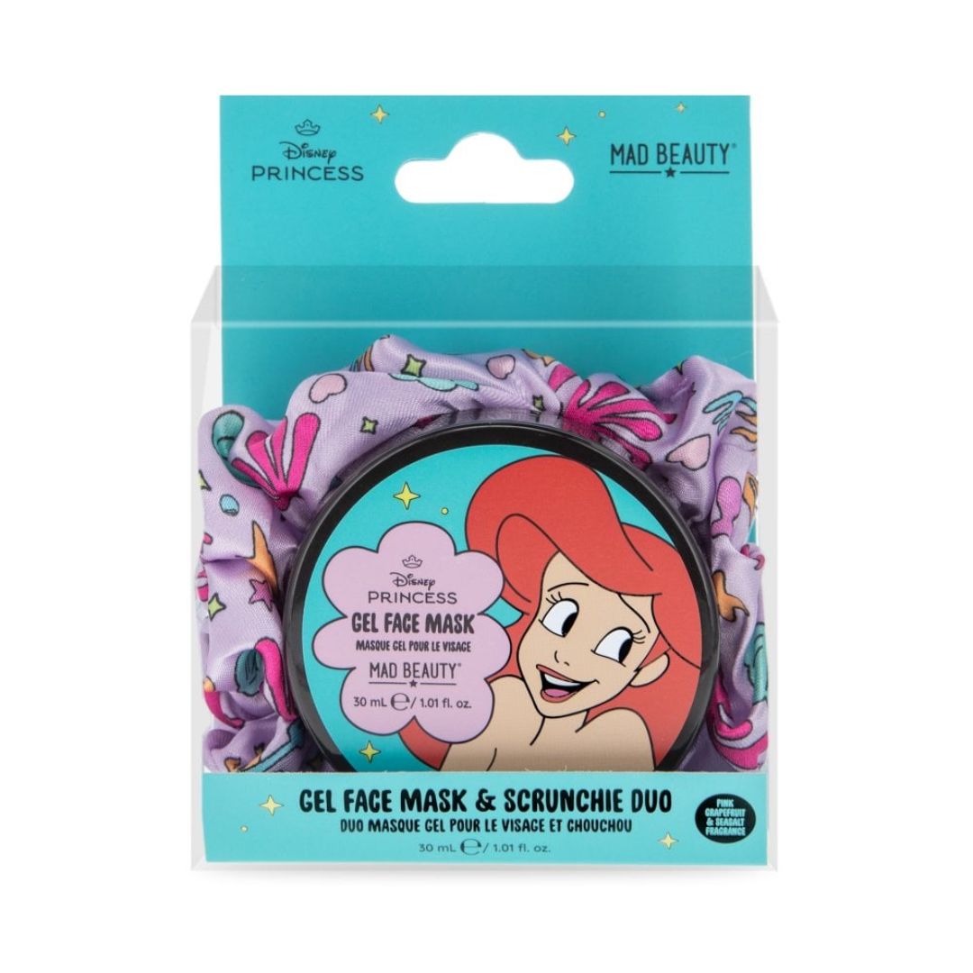 Disney -Princess Express Yourself-Maschera viso in gel e scrunchie-Ariel