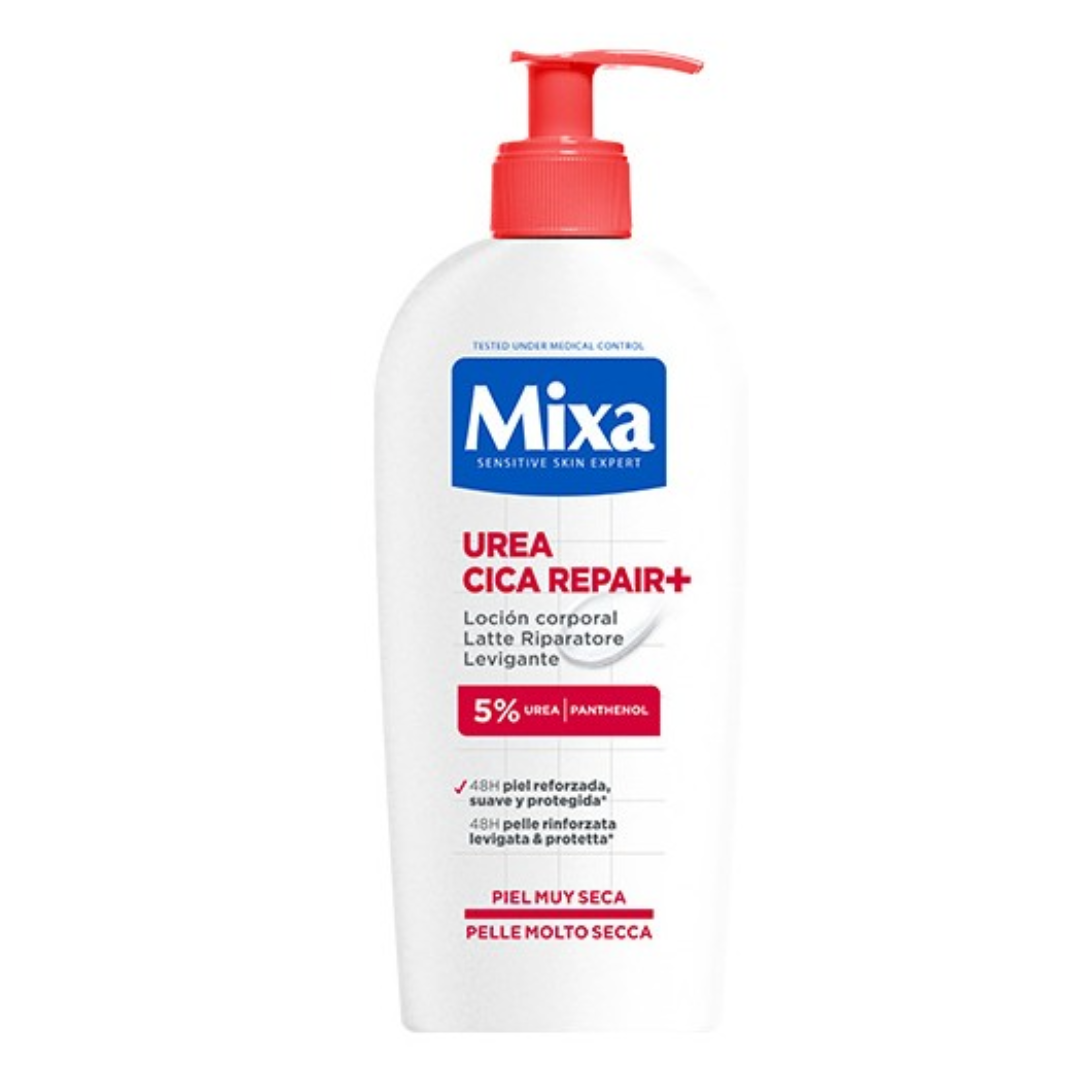MIXA - Urea Cica Repair+ Latte Riparatore Levigante per Elle Molto Secca 250 ml