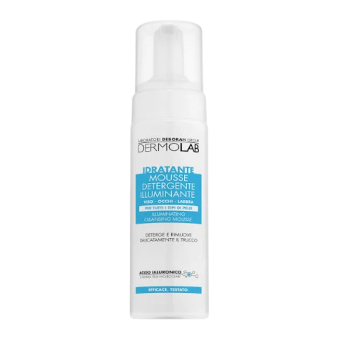 Mousse detergente illuminante