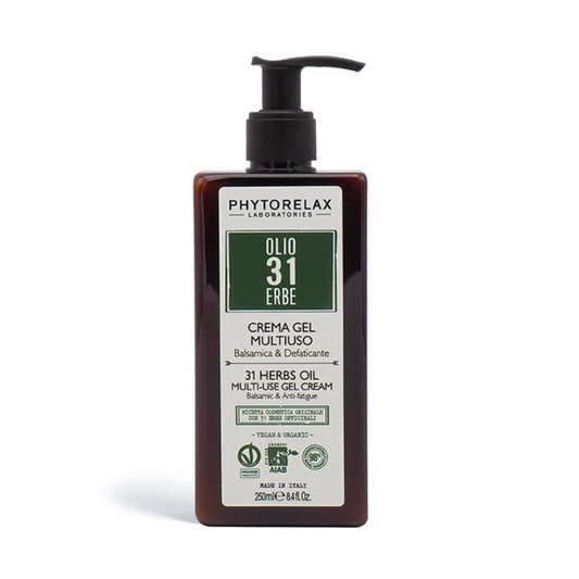 PHYTORELAX - Crema gel multiuso balsamica & defaticante olio 31 erbe