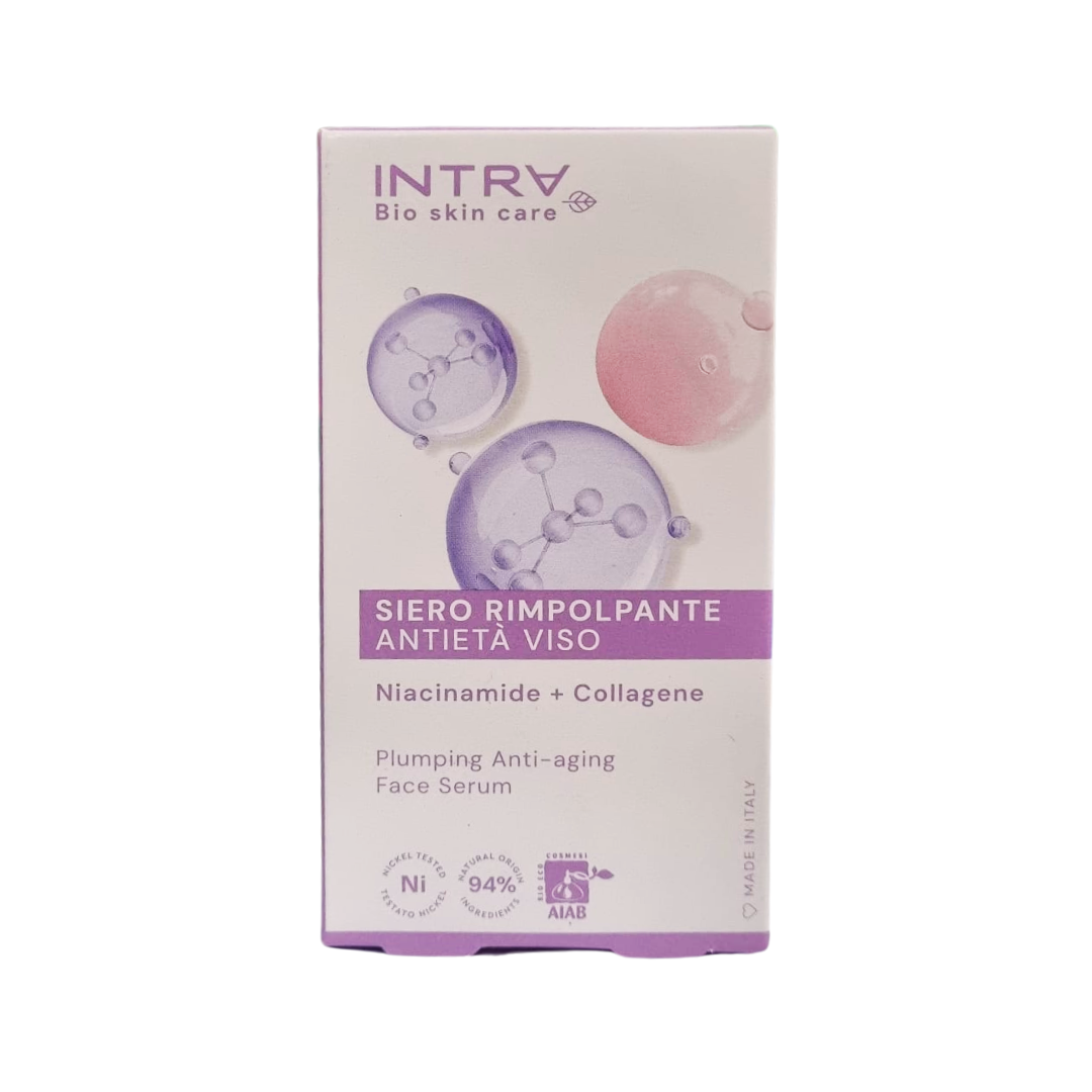 INTRA - Siero viso rimpolpante antietà niacinamide + collagene