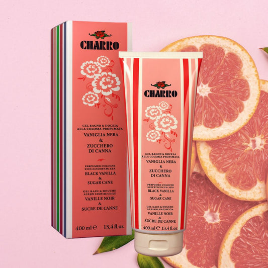 CHARRO PEPE ROSA & POMPELMO - ShowerGel alla Colonia Profumata 400ml
