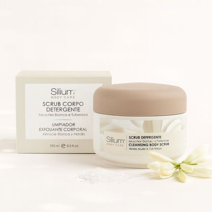 SILIUM COFANETTO MUSCHIO BIANCO & TUBEROSA | Crema Corpo + Scrub 2 x 250ml
