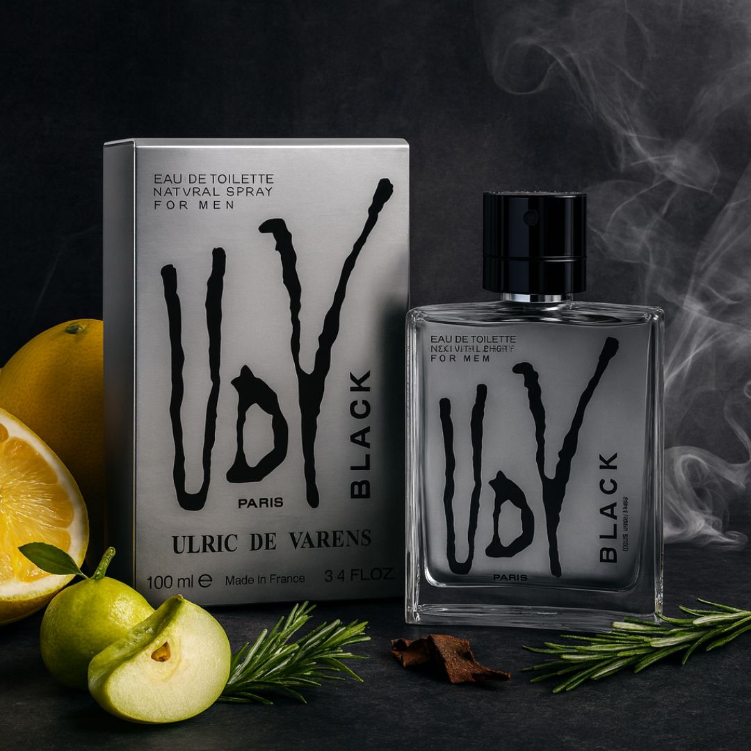 URLIC DE VARENS Paris | BLACK - Eau de Toilette Uomo 100 ml