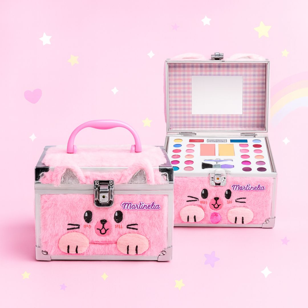 MARTINELIA LULU & DUKI – Valigetta Beauty Case Make Up Peluche per bambini