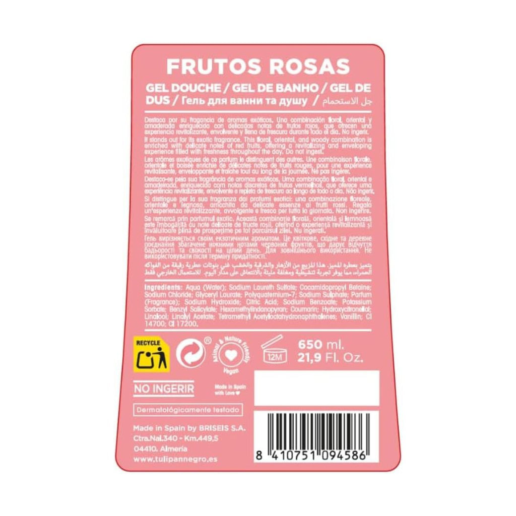 TULIPAN NEGRO FRUTOS ROSAS - Bagno Gel 650ml