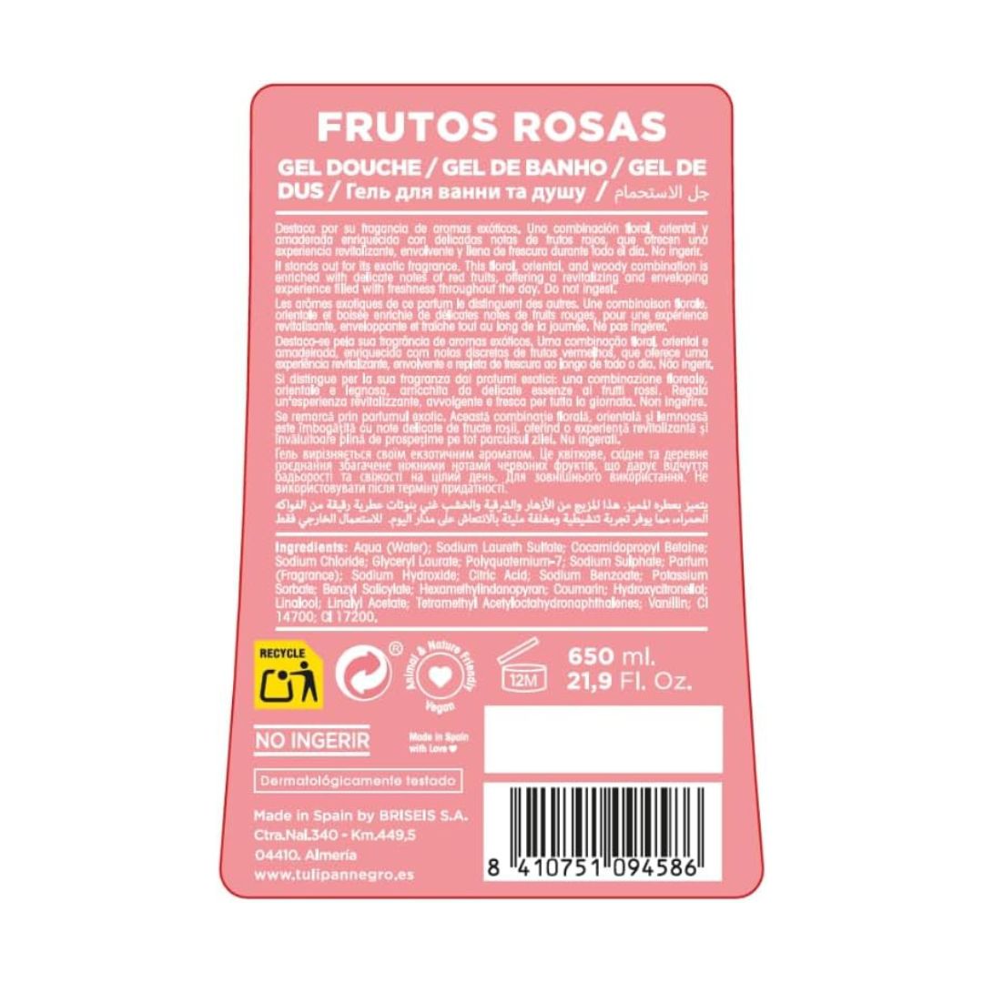 TULIPAN NEGRO FRUTOS ROSAS - Bagno Gel 650ml