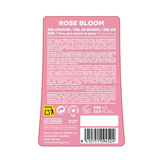 TULIPAN NEGRO ROSE BLOOM - Bagno Gel 650ml