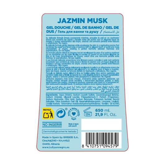 TULIPAN NEGRO JAZMIN MUSK - Bagno Gel 650ml