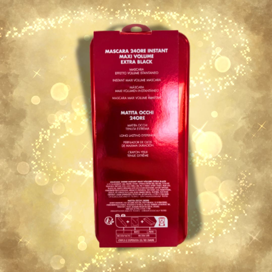 DEBORAH MILANO KIT LATTA 07 | Mascara 24H Instant MaxiVolume ExtraBlack + Matita Occhi 24H Nera