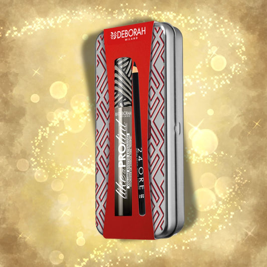 DEBORAH MILANO KIT LATTA 06 | Mascara Like a Pro Tint Effetto Extension + Matita Occhi 24H Nera