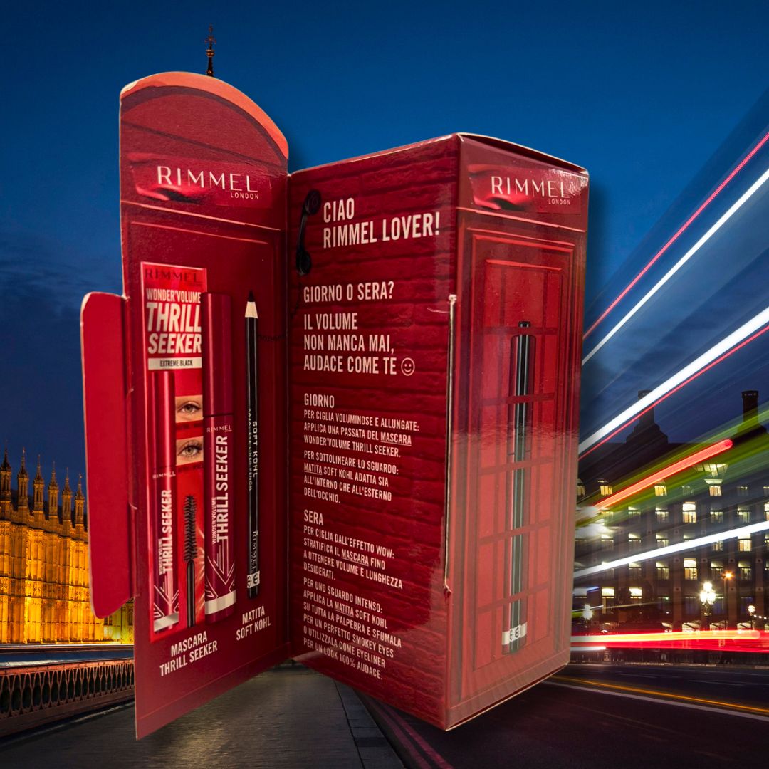RIMMEL LONDON BEAUTY CALL | L’Audace – Set Mascara Thrill Seeker & Matita Soft Kohl