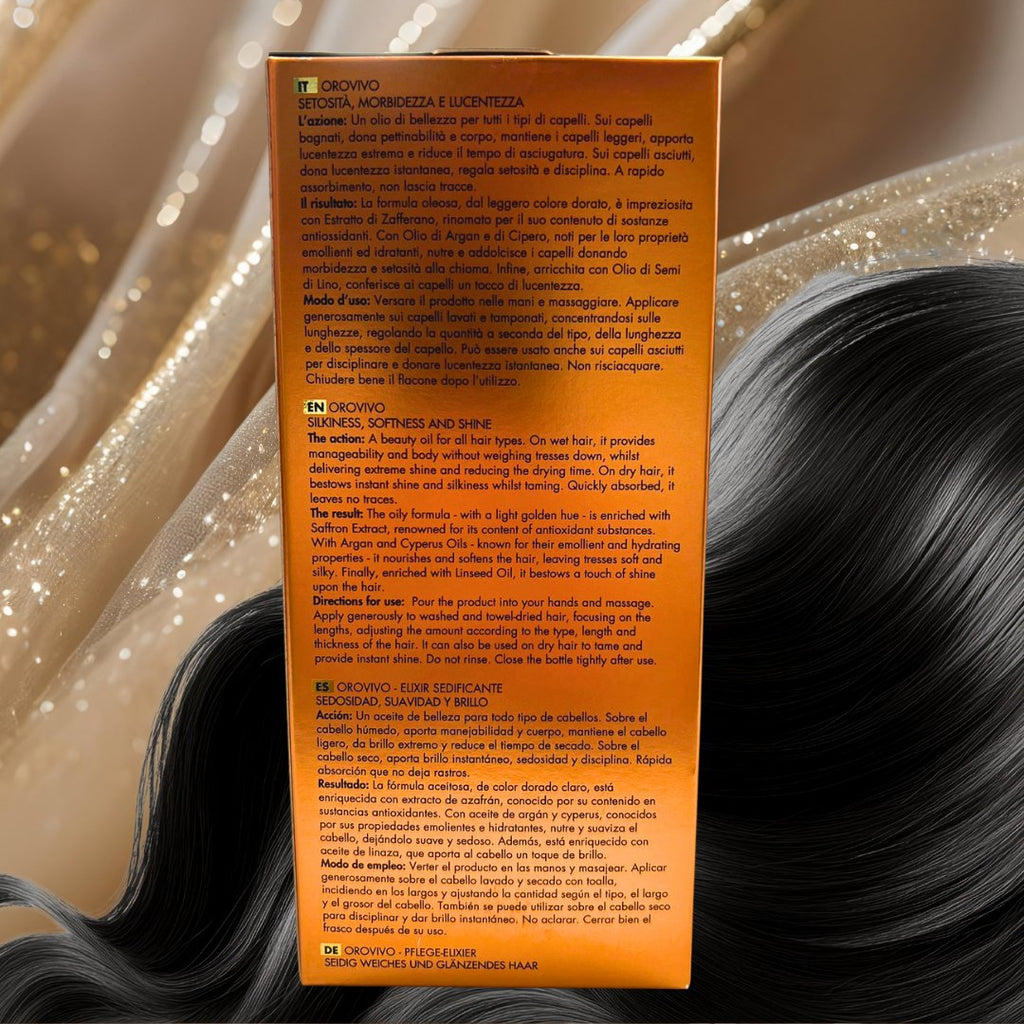 BIPOINT OROVIVO - Elisir Setificante per Capelli 100ml