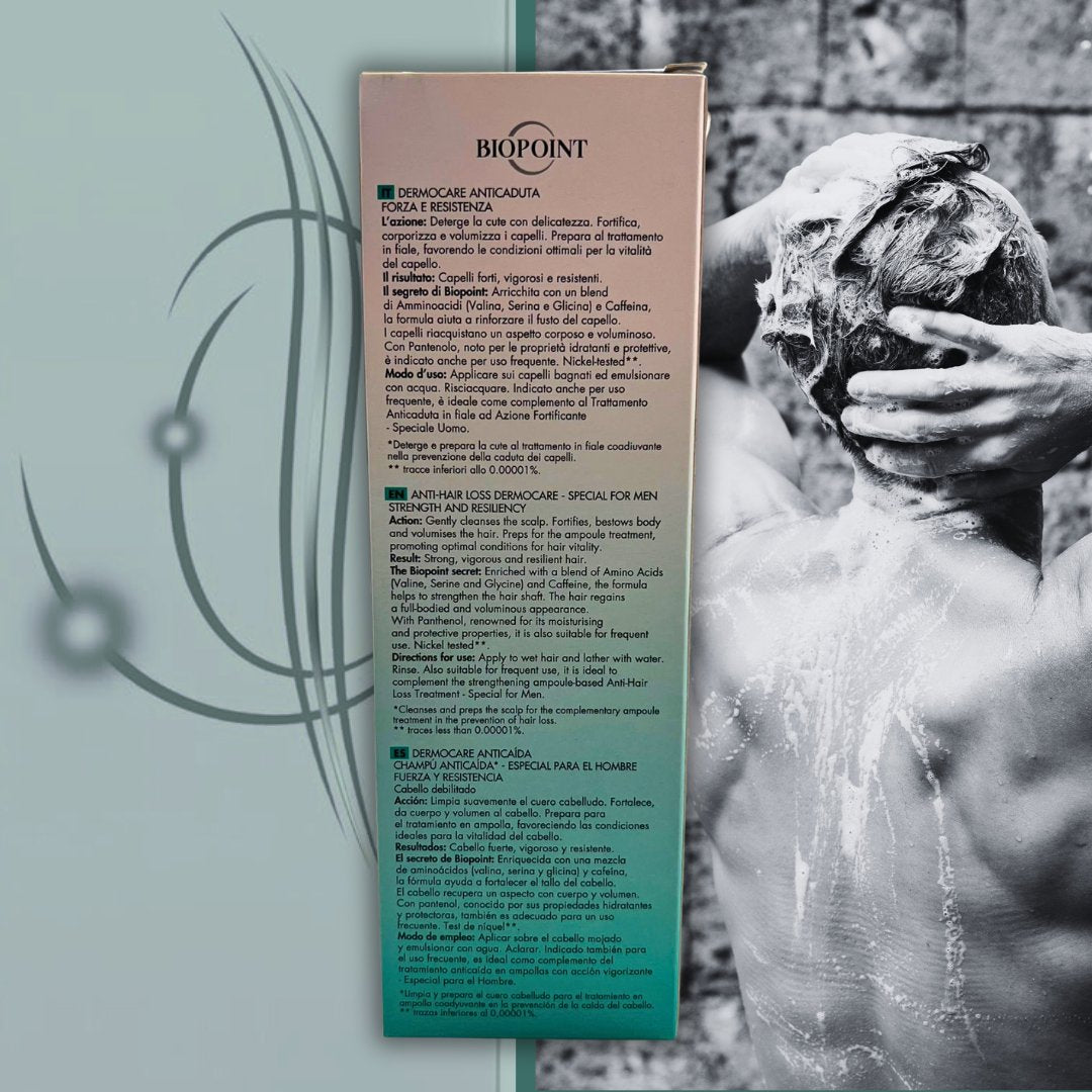 BIPOINT DERMOCARE ANTICADUTA UOMO – Shampoo Fortificante 200ml