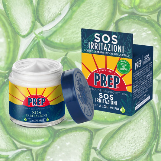 PREP CREMA SOS IRRITAZIONI IN VASO - Dermoprotettiva con Aloe Vera 75ml
