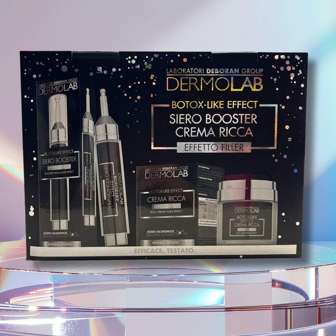 DERMOLAB BEAUTY BOX BOTOX - Like Effect | Siero Booster + Crema Ricca Effetto Filler