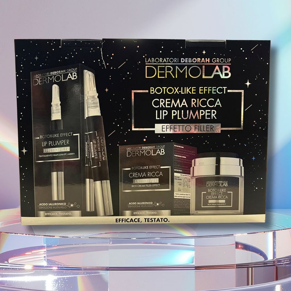 DERMOLAB BEAUTY BOX BOTOX - Like Effect | Crema Ricca + Lip Plumper Effetto Filler