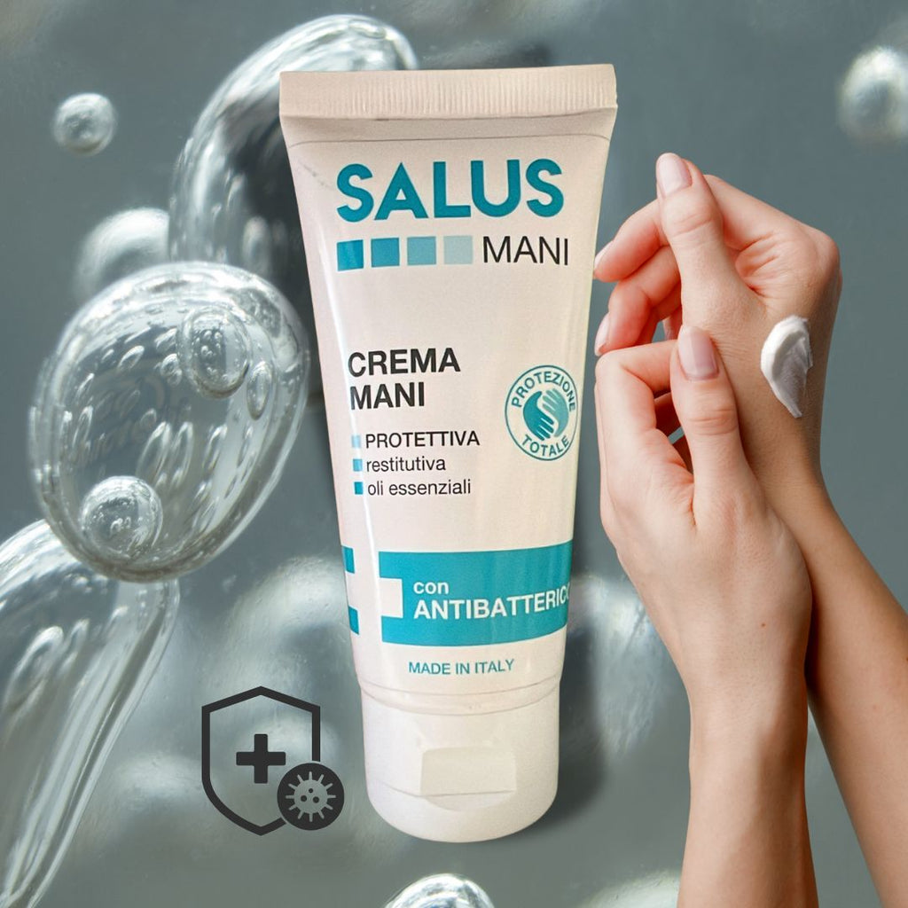 SALUS CREMA MANI 2in1 - Protettiva e Restitutiva con Antibatterico 75ml