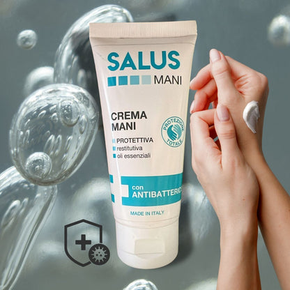 SALUS CREMA MANI 2in1 - Protettiva e Restitutiva con Antibatterico 75ml