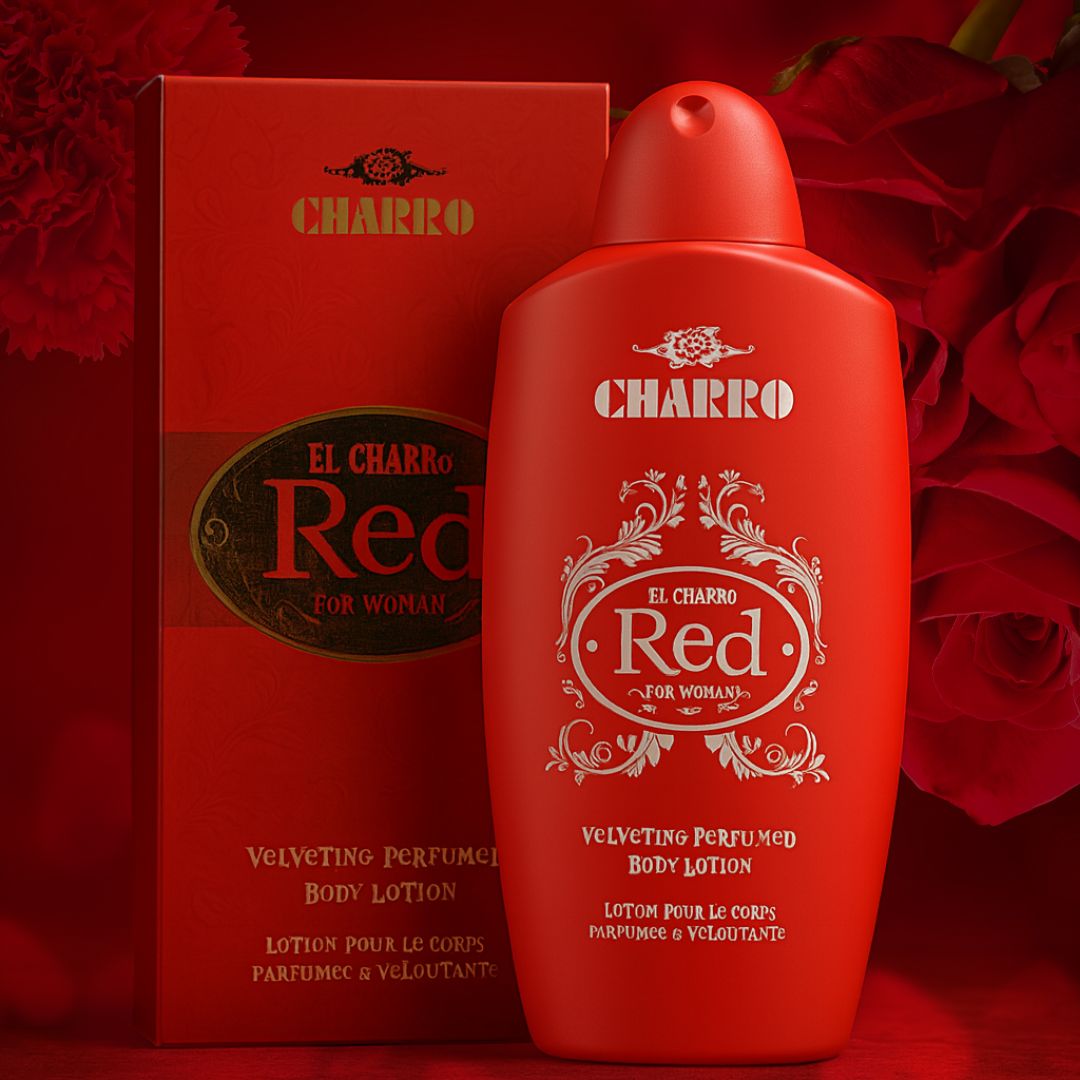 CHARRO RED FOR WOMAN - Crema Corpo Vellutante & Profumata 400ml