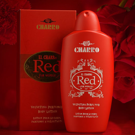 CHARRO RED FOR WOMAN - Crema Corpo Vellutante & Profumata 400ml