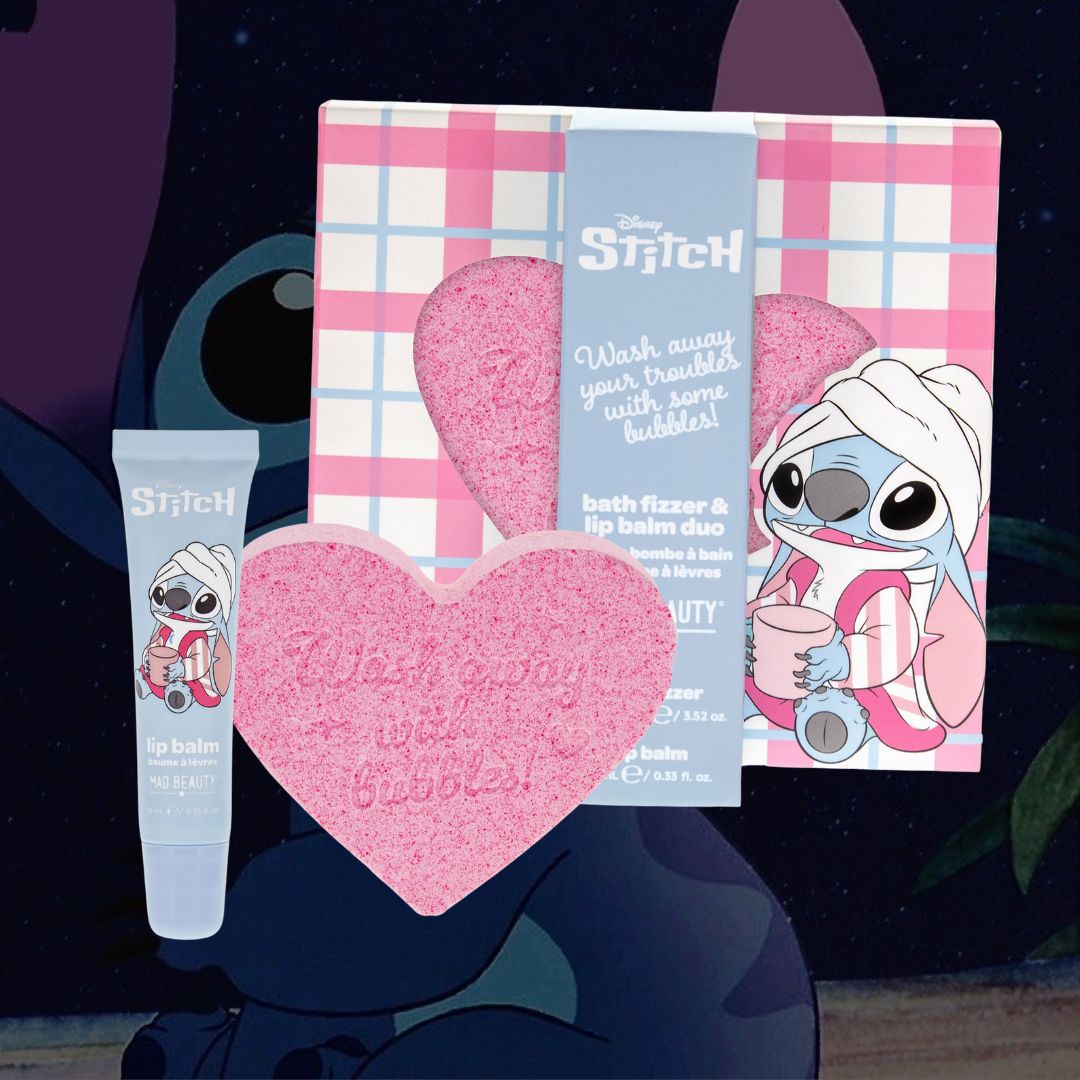 DISNEY STITCH BEAUTY - Bomba da Bagno & Balsamo Labbra