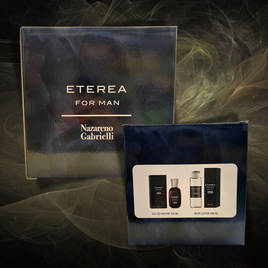 Nazareno Gabrielli COFANETTO ETEREA For Man | Eau De Parfum 100ml + Body Lotion 400ml