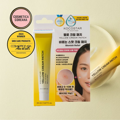 KOCOSTAR YELLOW CREAM PATCH – Trattamento Anti-Brufoli in Crema 20ml