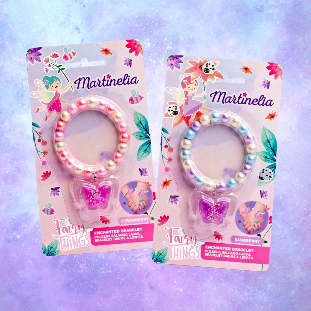 MARTINELIA FAIRY THINGS – Braccialetto con Balsamo Labbra, Fragola o Mirtillo