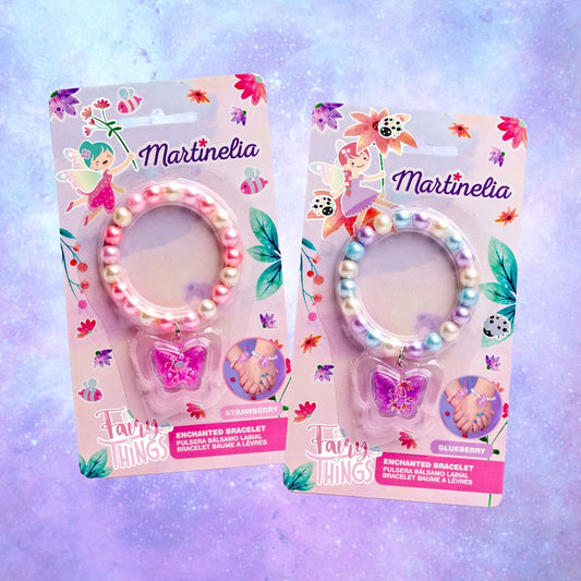 MARTINELIA FAIRY THINGS – Braccialetto con Balsamo Labbra, Fragola o Mirtillo
