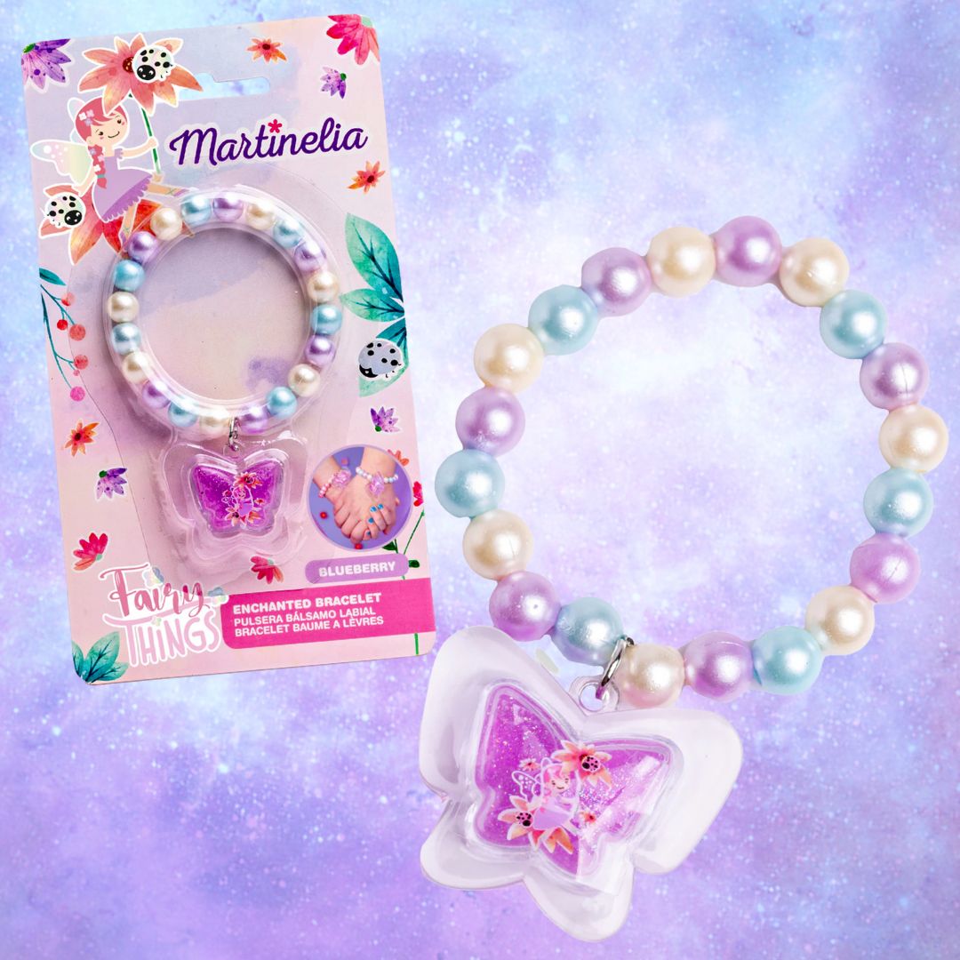 MARTINELIA FAIRY THINGS – Braccialetto con Balsamo Labbra, Fragola o Mirtillo