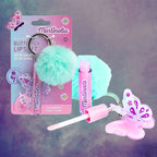 MARTINELIA BUTTERFLY LIP'S SET – Lucidalabbra & Balsamo Labbra con Portachiavi Pom Pom
