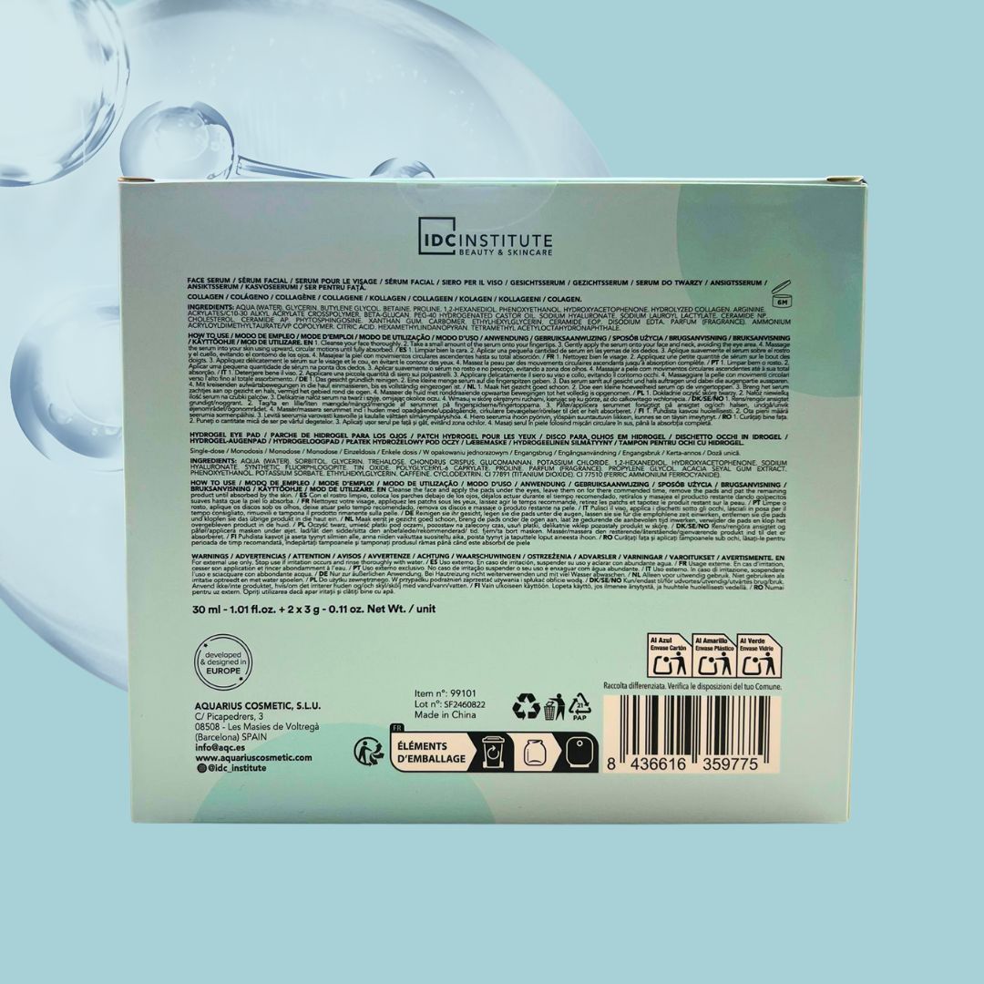 IDC INSTITUTE - Siero Viso al Collagene + Patch Occhi in Idrogel