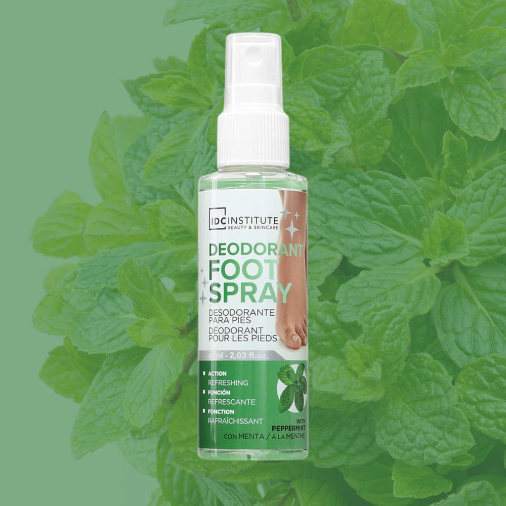 IDC INSTITUTE DEODORANT FOOT SPRAY | con Menta Piperita - Neutralizza odori e Piedi asciutti