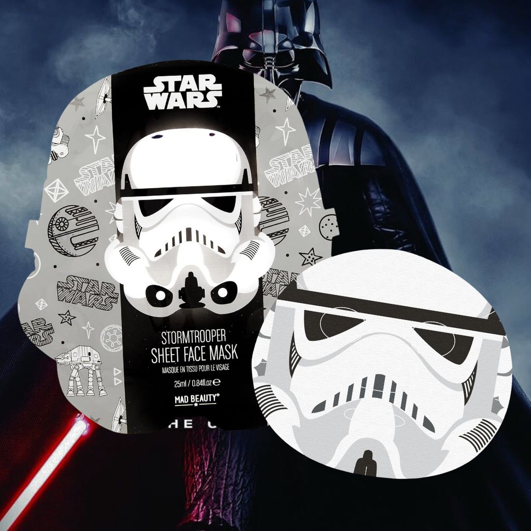 STAR WARS STORMTROOPER – Maschera Viso in Tessuto, Rivitalizzante al Tè verde