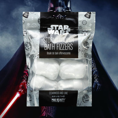 STAR WARS STORMTROOPER – 6 Bombe da Bagno Effervescenti, Legno di Cedro & Lime