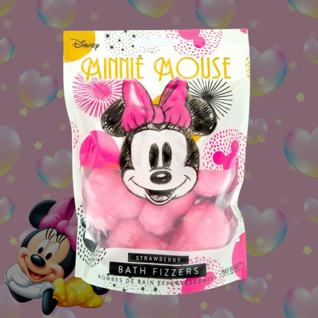 DISNEY MINNIE MOUSE – 6 Bombe da Bagno Effervescenti alla Fragola