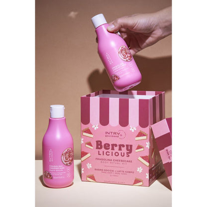 INTRA GOURMAND FRAGOLINA CHEESECAKE | Ritual Body Kit - BagnoDoccia 250ml + LatteCorpo 250ml
