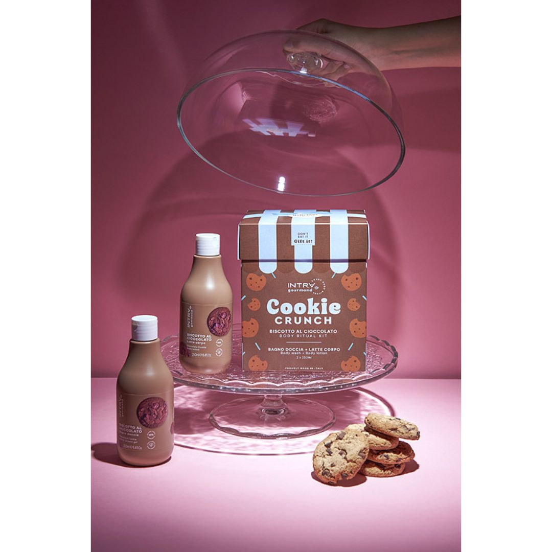 INTRA GOURMAND BISCOTTO AL CIOCCOLATO | Ritual Body Kit - BagnoDoccia 250ml + LatteCorpo 250ml