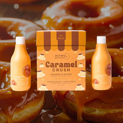 INTRA GOURMAND CARAMELLO SALATO | Ritual Body Kit - BagnoDoccia 250ml + LatteCorpo 250ml