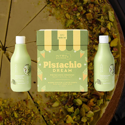 INTRA GOURMAND PISTACCHIO CREMOSO | Ritual Body Kit - BagnoDoccia 250ml + LatteCorpo 250ml