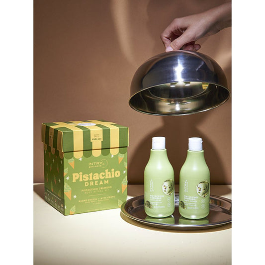 INTRA GOURMAND PISTACCHIO CREMOSO | Ritual Body Kit - BagnoDoccia 250ml + LatteCorpo 250ml