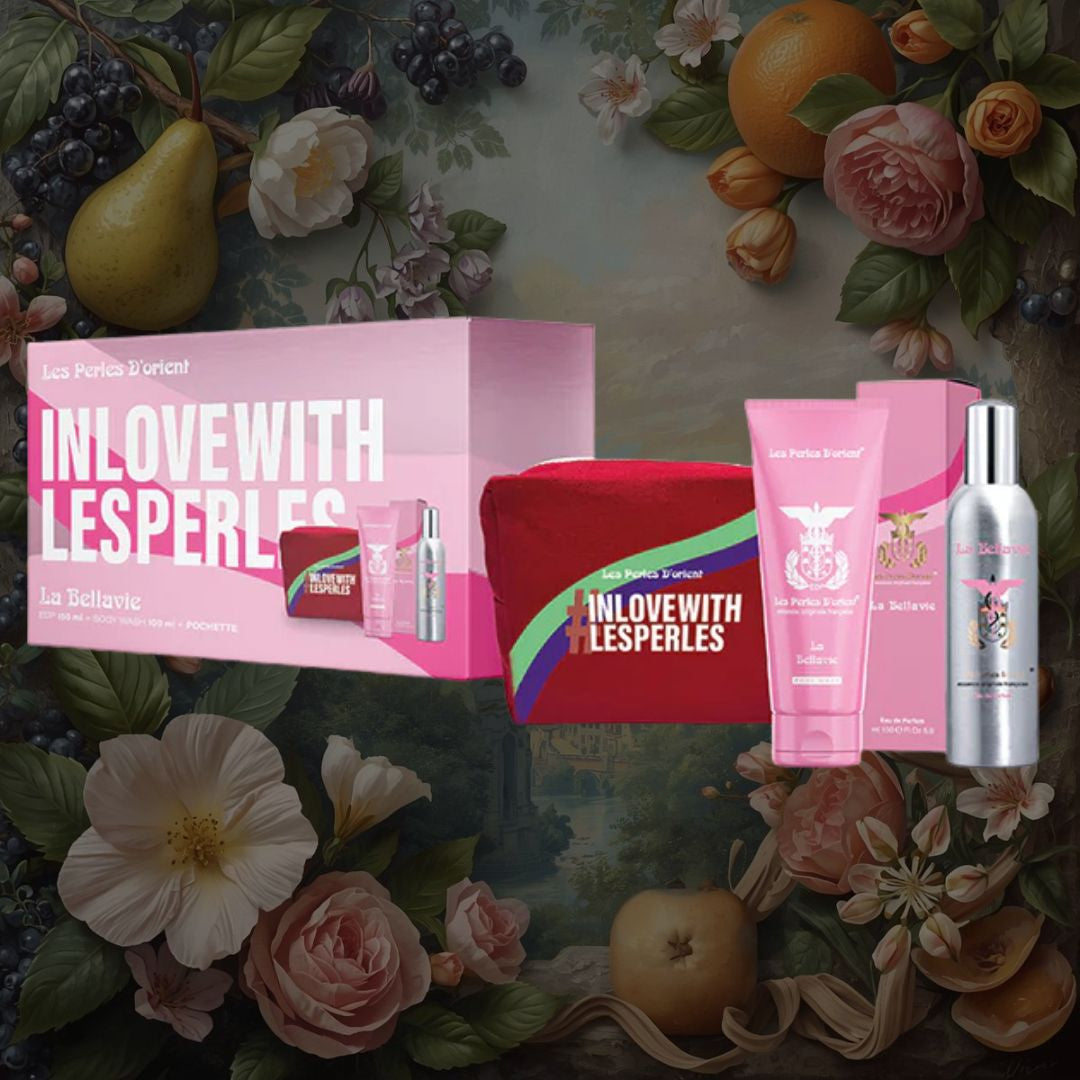 LES PERLES D’ORIENT LA BELLAVIE Cofanetto | Edp 150ml + Bagno Schiuma 100ml + Beauty Case