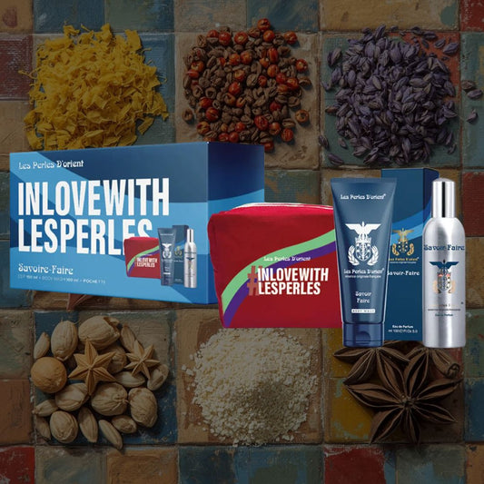 LES PERLES D’ORIENT SAVOIR-FAIRE Cofanetto | Edp 150ml + Bagno Schiuma 100ml + Beauty Case